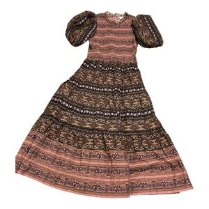 WOMEN"S OTHILIA from Anthropologie Long Floral Maxi Dress Size M Medium